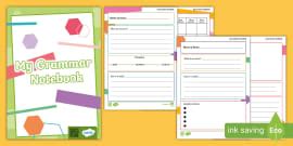 ESL Student Vocabulary Notebook (teacher made) - Twinkl