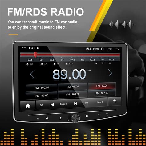 Buy 10 inch 1 Din Car Stereo Radio Android 11.0 GPS Wifi MP5 FM/RDS AUX ...