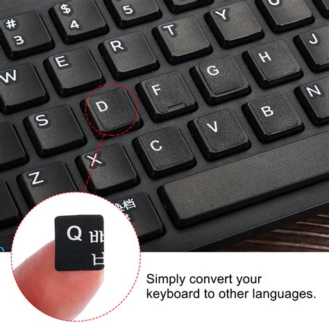 Buy Uxcell Korean Keyboard Layout Stickers Computer Replacement Cover ...