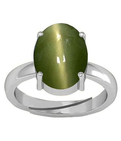 Buy APSLOOSE 5.25 Ratti 4.00 Carat Cat’s Eye Ring Lehsunia Ketu Stone ...