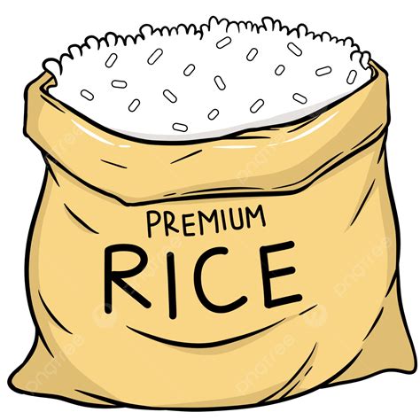 Sack Of Rice, Rice, Rice Sack, Rice Bag PNG Transparent Clipart Image ...