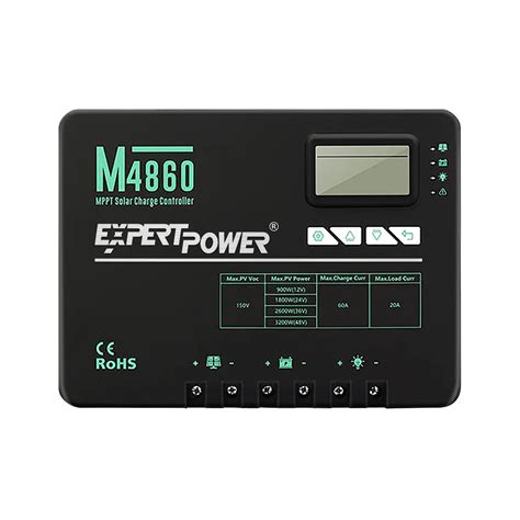 60A MPPT Solar Charge Controller with Bluetooth Function | ExpertPower ...