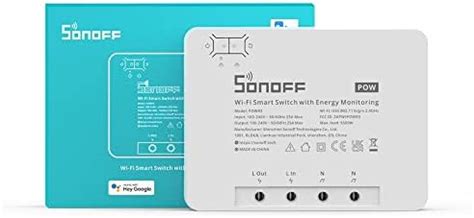 SONOFF POWR3 High Power Smart Switch for AC, Geyser, Motor,Compatible ...