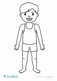 Gambar Anggota Tubuh Manusia Hitam Putih