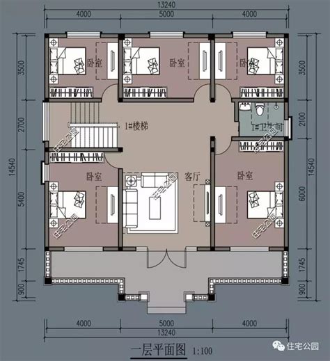 9×10米三层农村自建别墅设计图，再附2款小面积户型_图纸头条_鲁班设计图纸官网