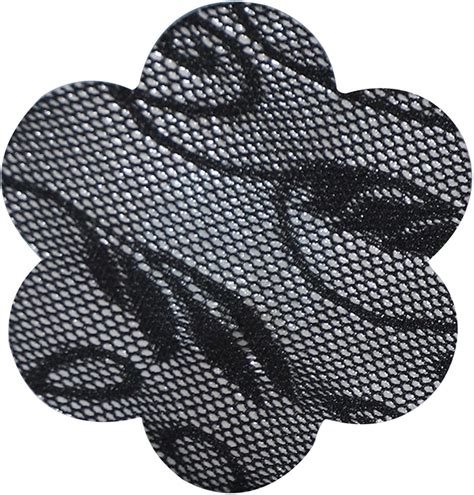 Buy 5 Pairs Disposable Nipple Covers, Women Lace Breast Pasties Covers ...