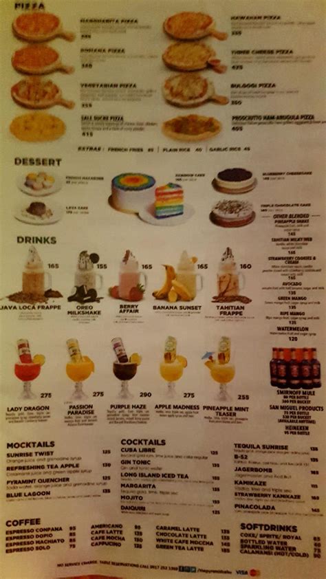 Image result for Pyramid Restaurant Menu