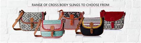 Kanvas Katha Women's Sling Bag (Black and White) (KKSLJQ012) : Amazon ...