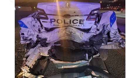Gwinnett County Officer injured I-85 crash | 11alive.com