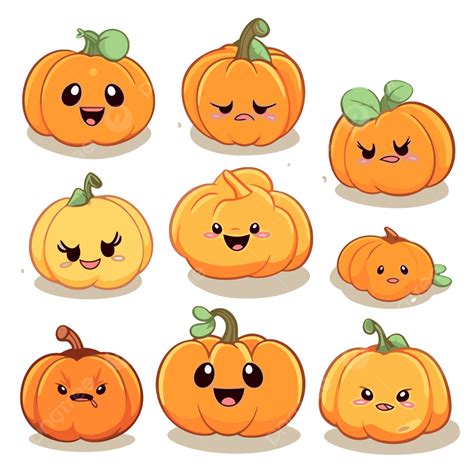 How To Draw Cute Pumpkin Faces