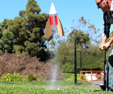 Simple air bottle rocket Build A Rocket, Diy Rocket, Stem Science ...