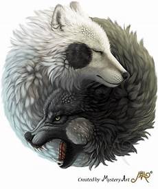 Wolf Wallpaper Wolf Yin Yang by Yin Yang Wolves By Sunima On Deviantart Wolf Wallpaper Wolf Yin Yang