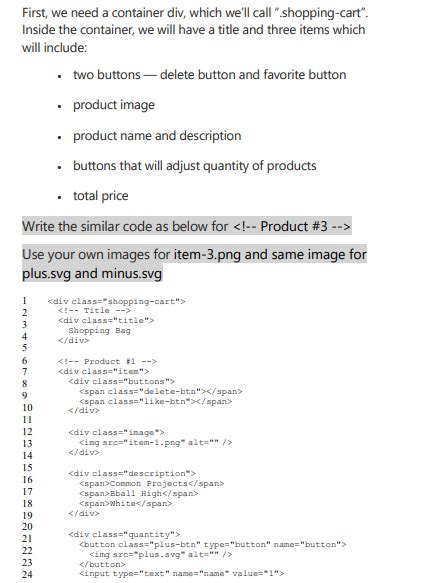 Image result for HTML Shopping Cart Tutorial