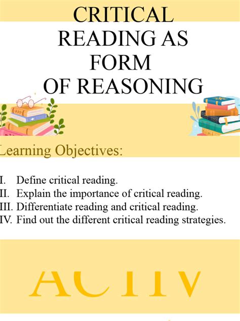 Image result for Critical Reading Explained