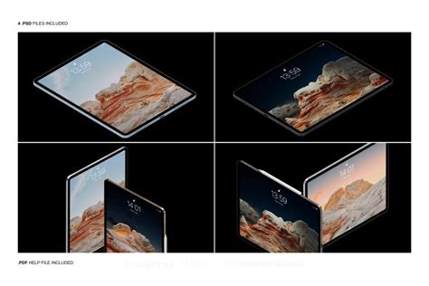 iPad平板电脑app应用ui界面设计贴图ps样机素材图片国外设计模板下载_颜格视觉