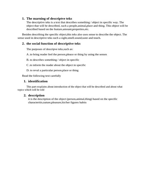 Image result for Gift Teks Descriptive