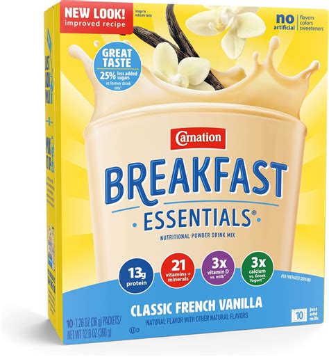 Amazon.com : Carnation Breakfast Essentials Complete Nutritional Drink ...