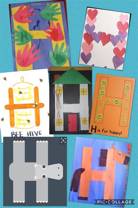 Pin by Paige Wade on classroom | Letter h crafts, Preschool letter ...