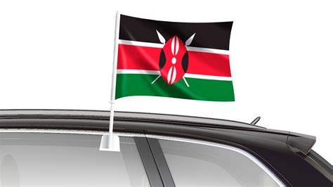 Kenya Car Flag - Hampshire Flag Company