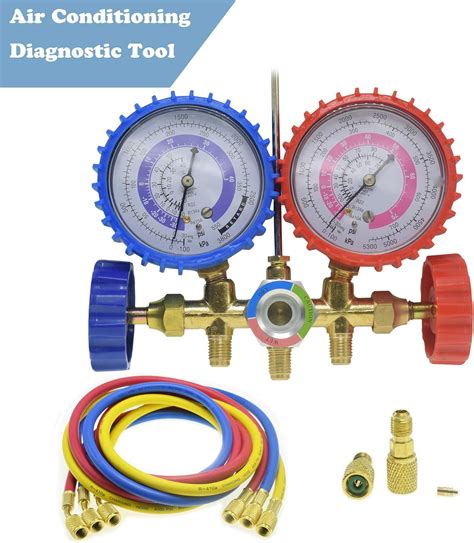 Buy LEIMO KPARTS AC Diagnostic Manifold Gauge Set for Freon Charging ...