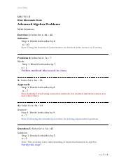 Image result for Advanced Algebra Problems