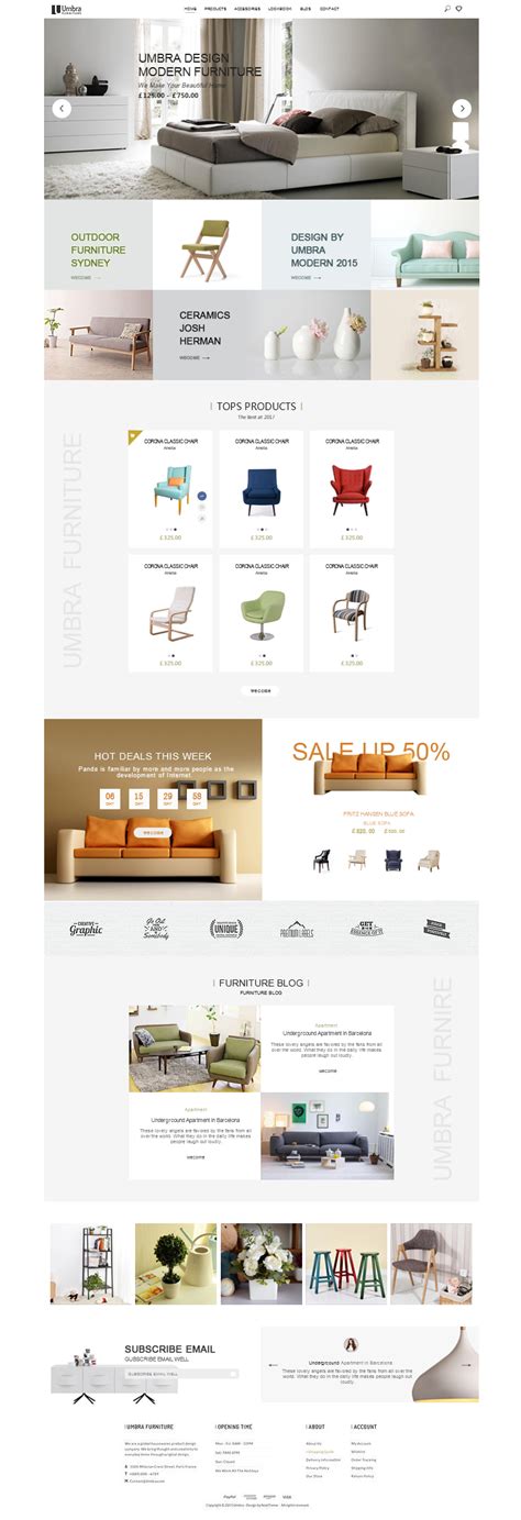 家具网页设计|网页|企业官网|余生一个陌 - 原创作品 - 站酷 (ZCOOL)