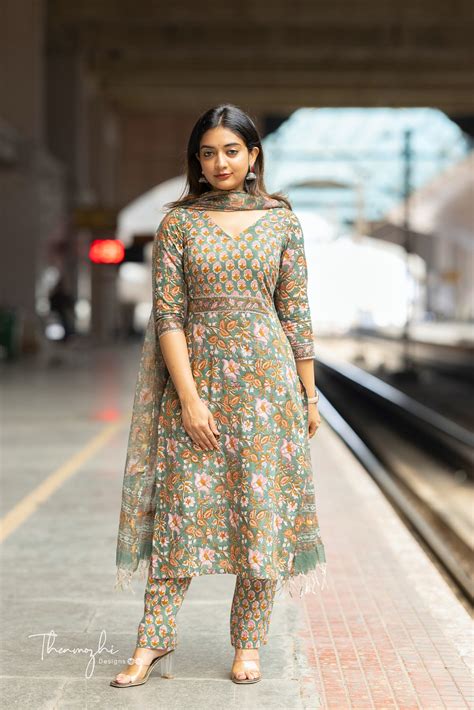 Elegant Cotton Salwar Kameez Suit For Office Wear