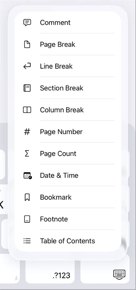 Add line and page breaks in Pages on iPad - Apple Support (IN)