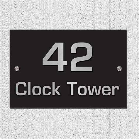 SIGNOOGLE Office Customized Acrylic Room Number Name Sign Board Display ...