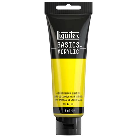 Liquitex Basics Acrylic - 118 ML - Cadmium Yellow Light Hue | Art Lounge