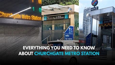Mumbai Churchgate Metro Station - Underground Station on Mumbai Metro ...