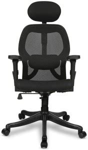 SAVYA HOME Comet Nylon Base HIGH Back Executive Office Chair with ...