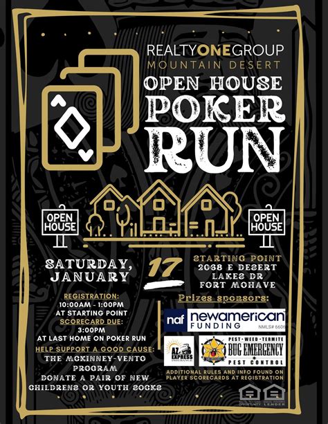 Open House Poker Run, 2068 E Desert Lakes Dr, Fort Mohave, AZ 86426 ...