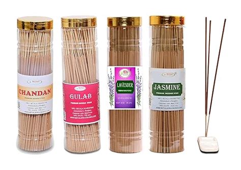 Betala Fragrance 4 in 1 Flavour Agarbatti for Pooja, 4 Packs of 100 Gm ...