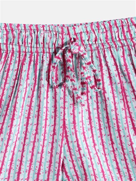 Frock Style Sea Green And Pink Color Printed Kurti With Sharara ...