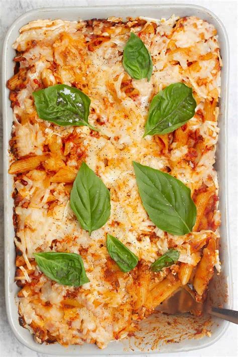 Vegan Baked Ziti - The Daily Dish