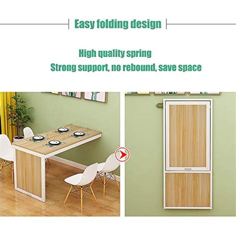 Horv Versatile Wall Mounted Folding Dining Table & Desk India | Ubuy
