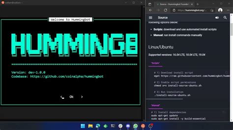 Image result for Install Hummingbot