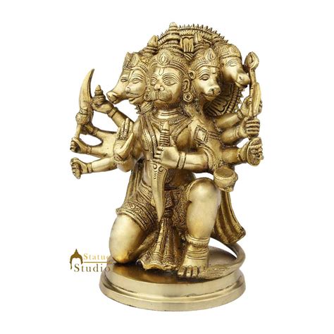 Buy StatueStudio Brass Lord Hanuman for Home Decor Diwali Corporate ...