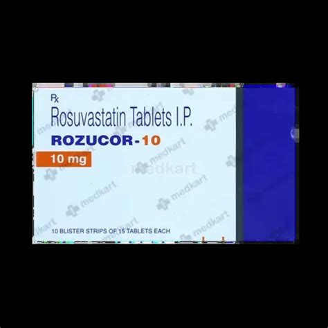 Buy Rozucor 10mg Tablet 10s Online at Best Price | Medkart