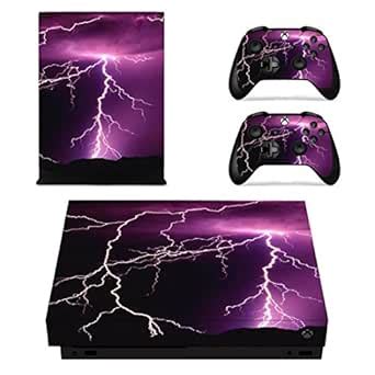 Elton Lightning Storm 3M Skin Decal Sticker For X Box One X Console ...