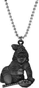 M Men Style Lord Krishna On Knees-Hindu God and Goddess Locket With ...