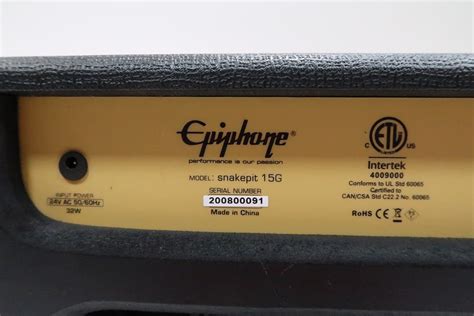 Epiphone Snakepit 15G Combo Guitar Amplifier 8565