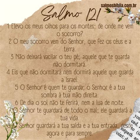 Salmo 121 | Bíblia Sagrada