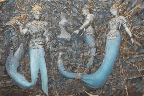 Premium AI Image | ulysses hero tied to the ship with ropes and the ...