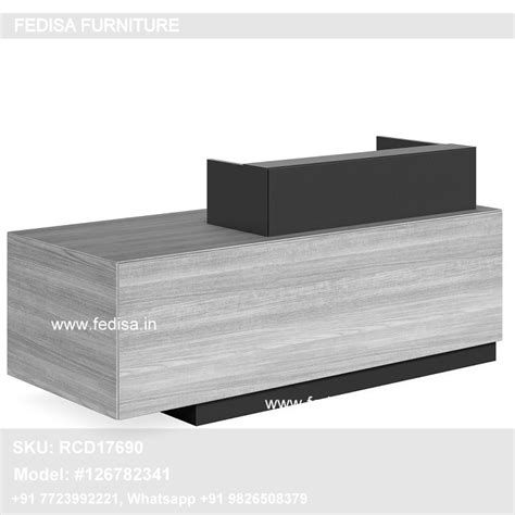 Reception Office Beauty Reception Desk Wood Plank Reception Desk ...