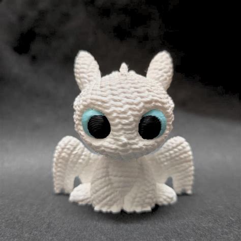 3D Printed Desk Buddy | Lil’ Light Fury – The Niva Store