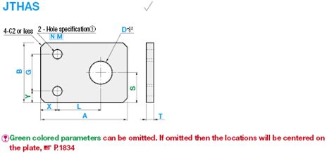 Sheet Metal Mounting Plate / Bracket - Custom Dimensions Type - JTHAS ...
