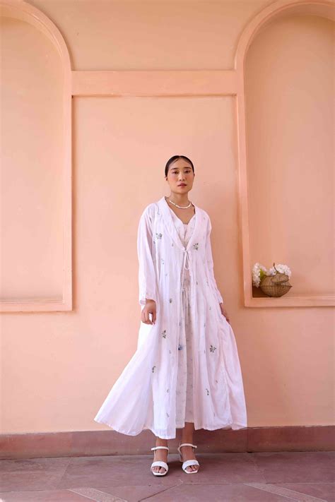 Annie Dress and Jacket Set White – Shuffling Suitcases