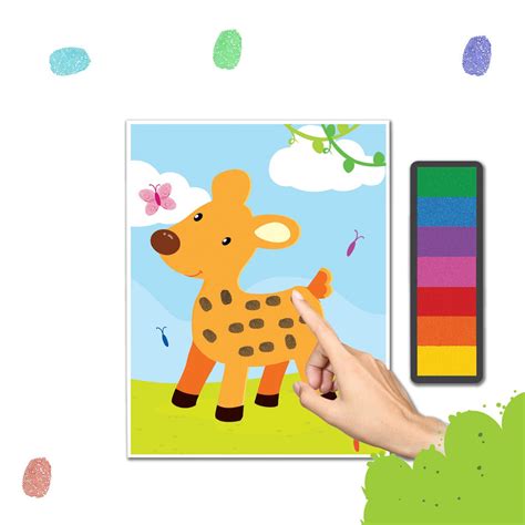 Fingerprint Art: A Creative Colouring & Activity Book Series – Popup Kids